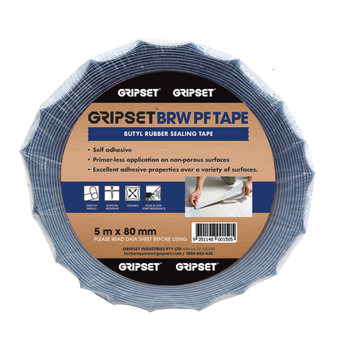 Gripset BRW PF Tape - Butyl Rubber Sealing Tape 150mm x 10m
