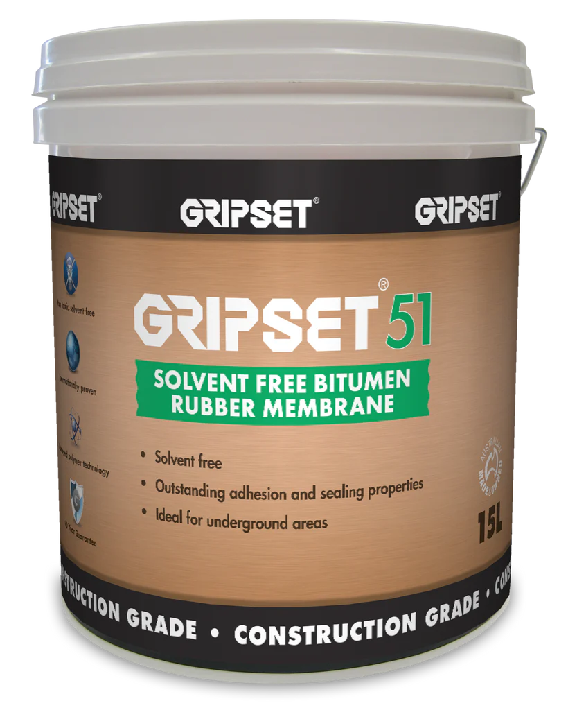 Gripset 51 Solvent Free Bitumen Rubber Membrane