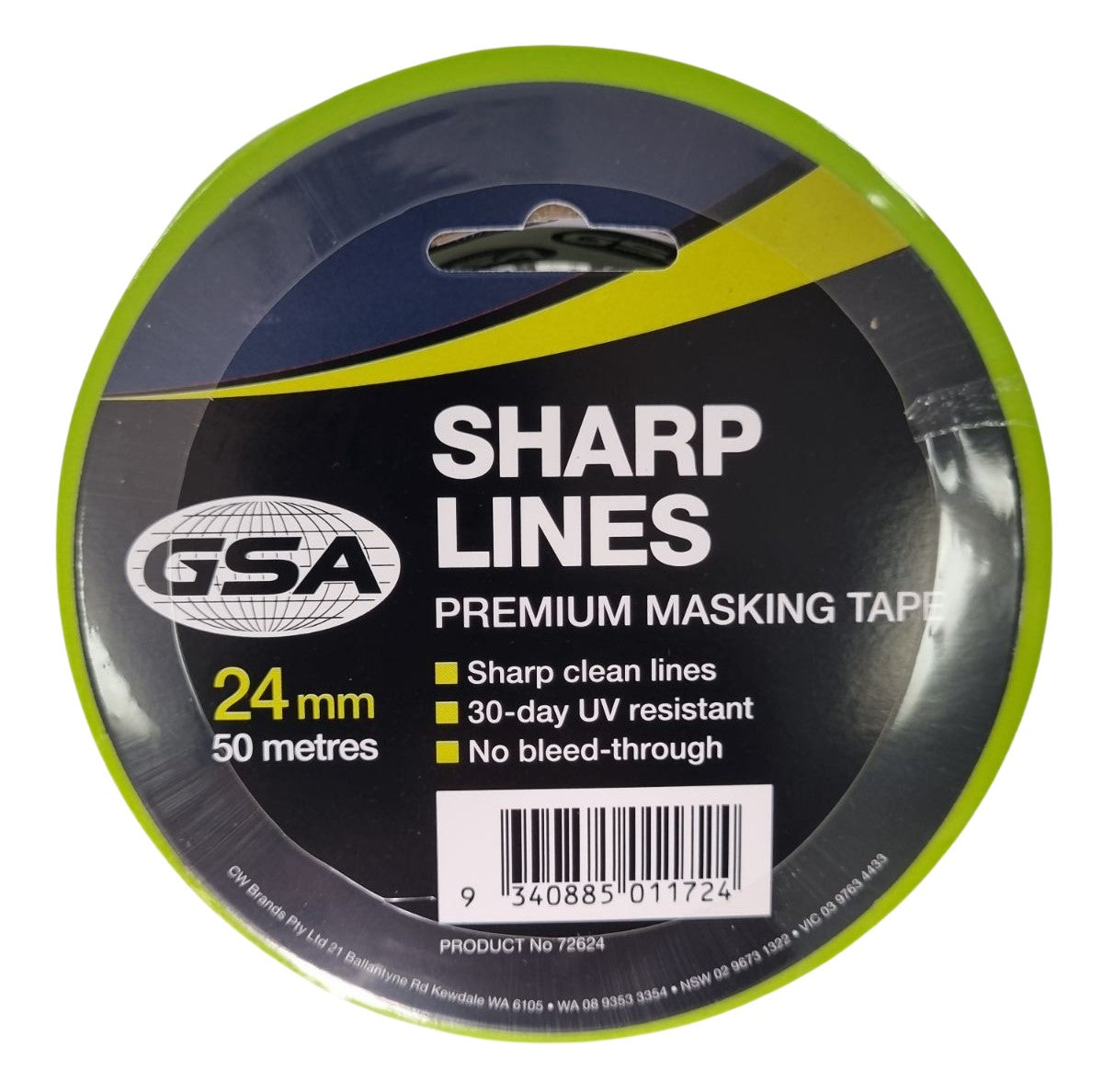 GSA Sharp Lines Masking Tape 24mm x 50m