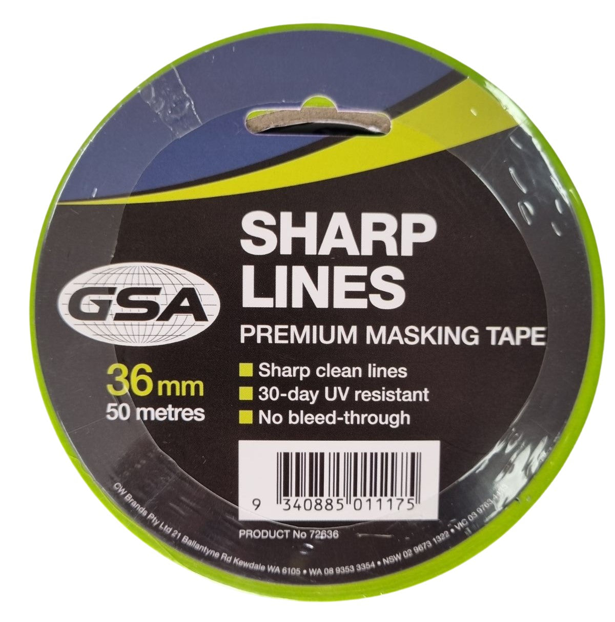 GSA Sharp Lines Masking Tape 36mm x 50m