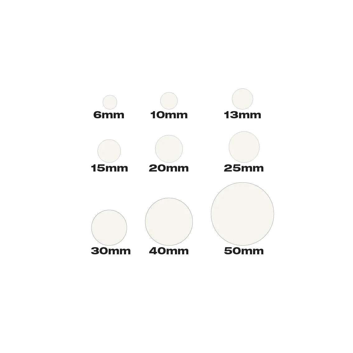 Closed Cell Foam Round 6mm - 30mm