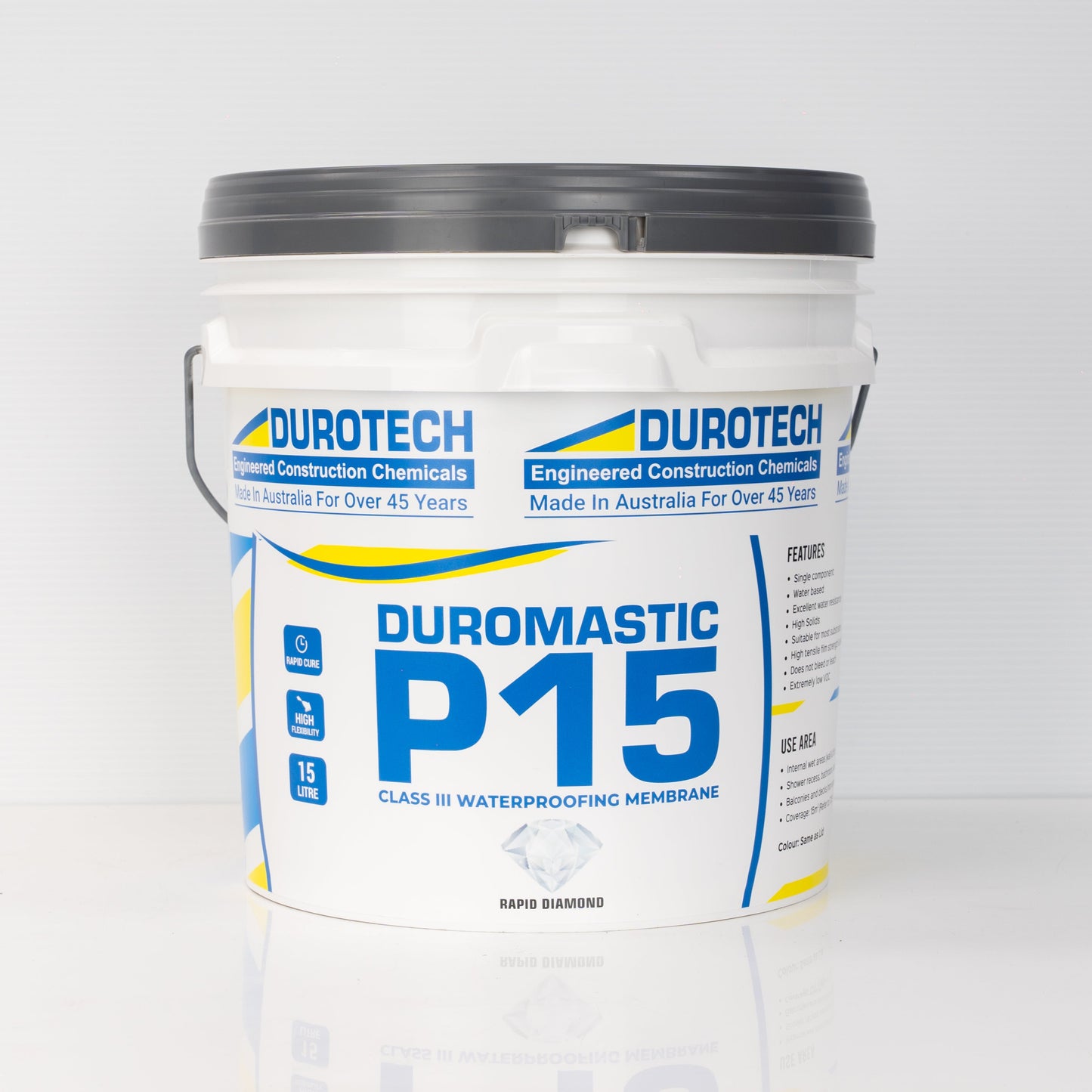 Durotech P15 Waterproofing Membrane Grey Lid
