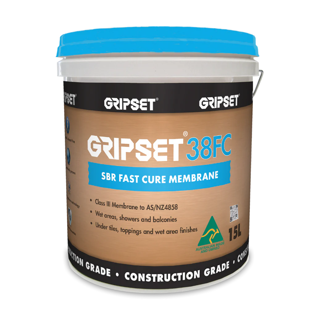 Gripset 38FC SBR Fast Cure Waterproofing Membrane 15L