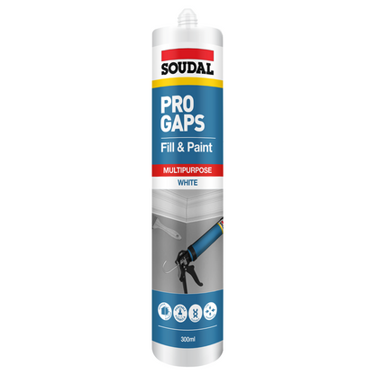 Soudal Pro Gaps - Fill & Paint Gap Filler