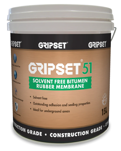 Gripset 51 Solvent Free Bitumen Rubber Membrane