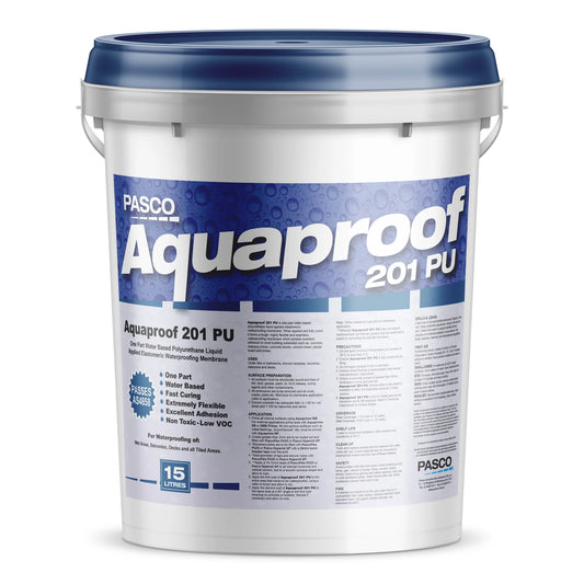 Pasco Aquaproof 201PU Blue 15 Litres Waterproofing Membrane