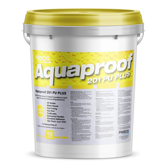 Pasco Aquaproof 201PU Plus UV Grey 15 Litres UV Stable Membrane