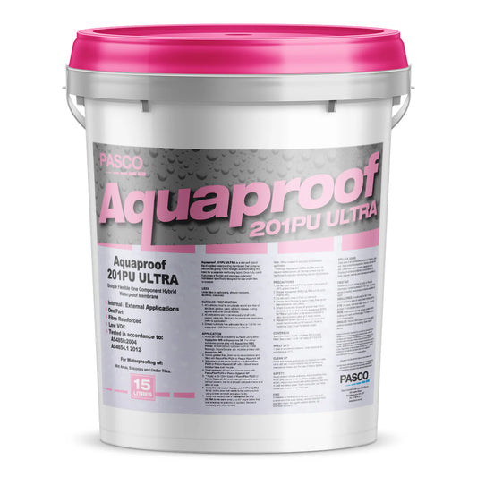 Pasco Aquaproof 201PU Ultra Pink 15 Litres Waterproofing Membrane