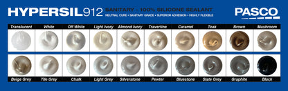 Pasco Hypersil 912 Sanitary Silicone Sealant 300ml