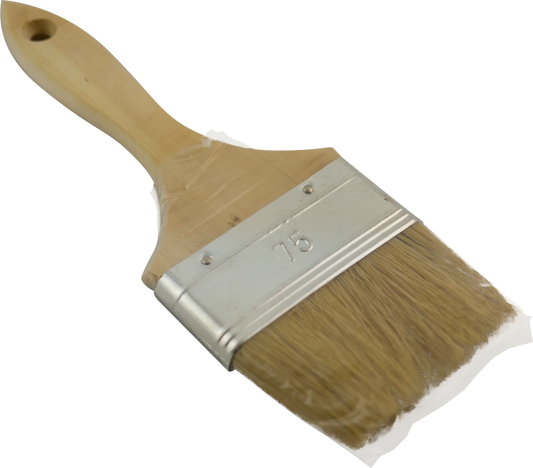 Wooden Handle Paint Brush - 75mm
